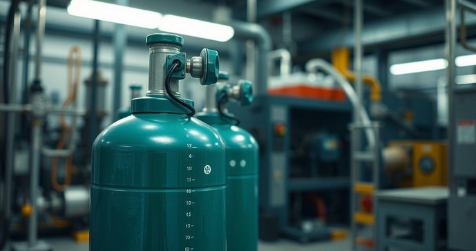 Cilindro de oxigênio industrial é essencial para segurança e eficiência em processos industriais