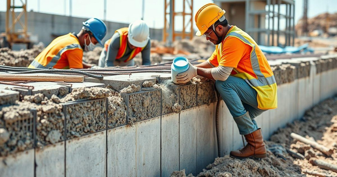Aditivo impermeabilizante para concreto armado: como escolher e usar